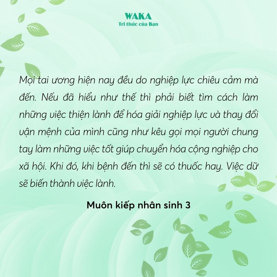 Trích dẫn trong sách Muôn Kiếp Nhân Sinh 3